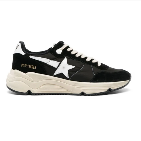 GOLDEN GOOSE נעלי סניקרס ראנר שחור/לבן